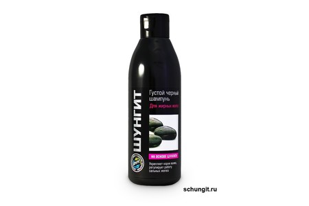 Отзыв на Шампунь для жирных волос Фратти НВ Густой черный шампунь для жирных волос на основе шунгита серии «Шунгит»